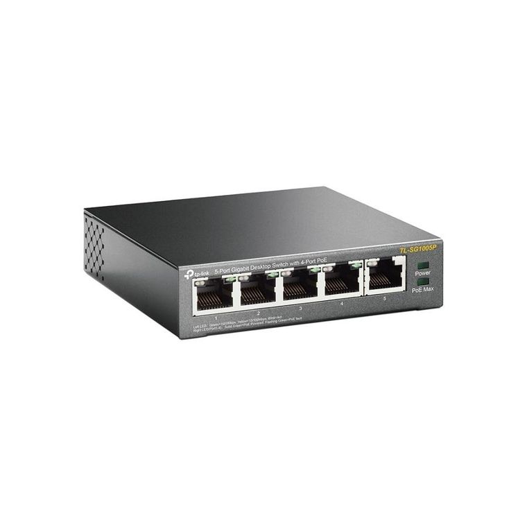 TP-Link, switch, TL-SG1005P, 5x 10/100/1000Mbps
