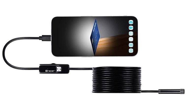 Tracer, Hardwire, kamera endoskopowa, 5m