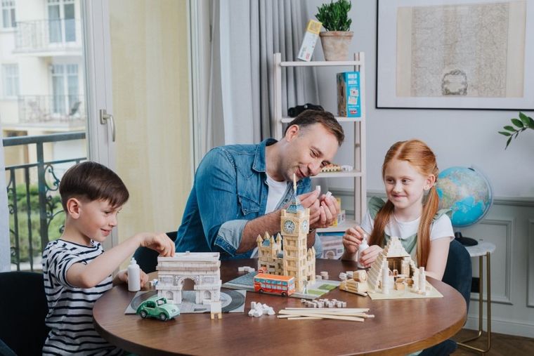 Trefl, Buduj z cegły, Łuk Triumfalny, zestaw kreatywny, 290 elementów