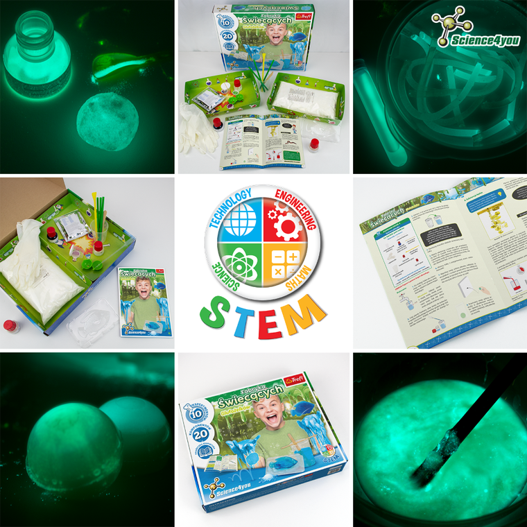 Trefl, Science4You, Fabryka świecących Glutożelków, zestaw L