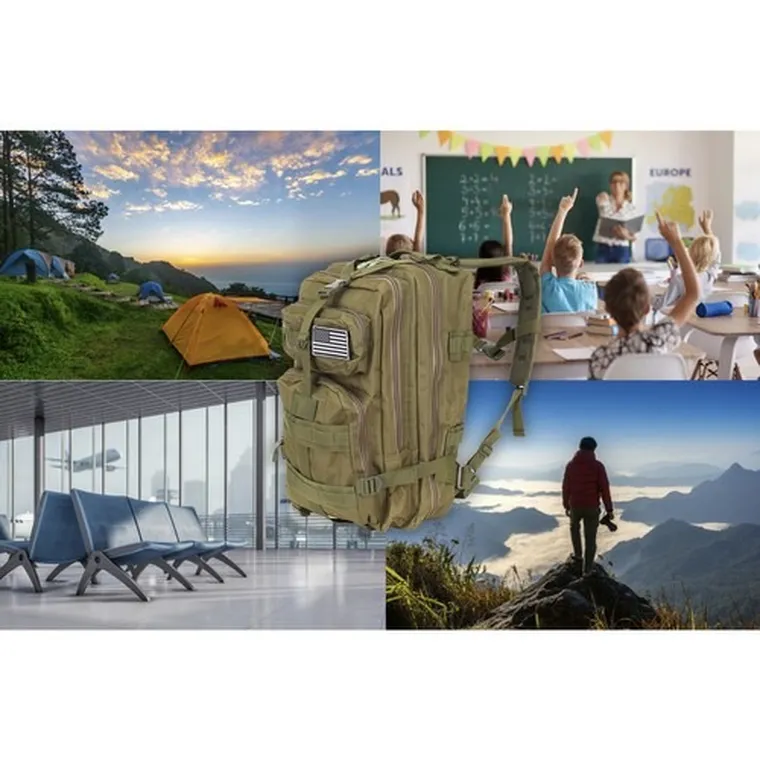 Trizand, plecak turystyczny, zielony