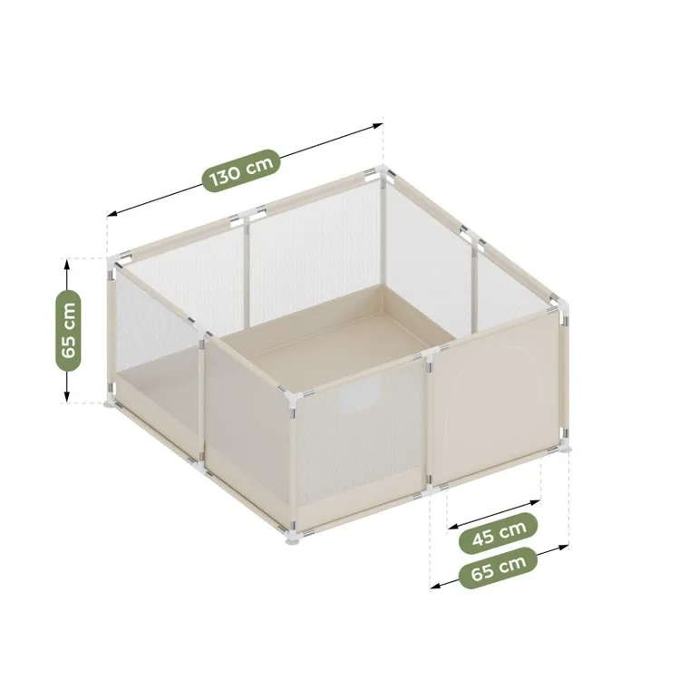 Tulano, Cozy 20, kojec dla dzieci, beżowy, 130 cm