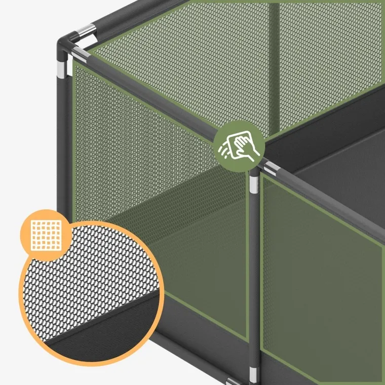 Tulano, Cozy 20, kojec dla dzieci, graphite, 130 cm