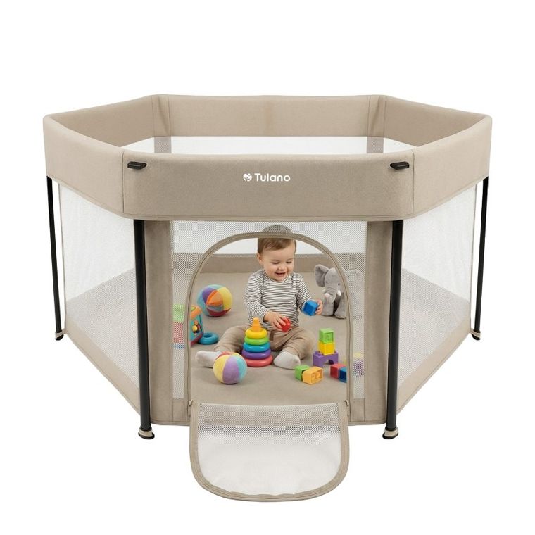 Tulano, Cozy 30, kojec dla dziecka składany, beige