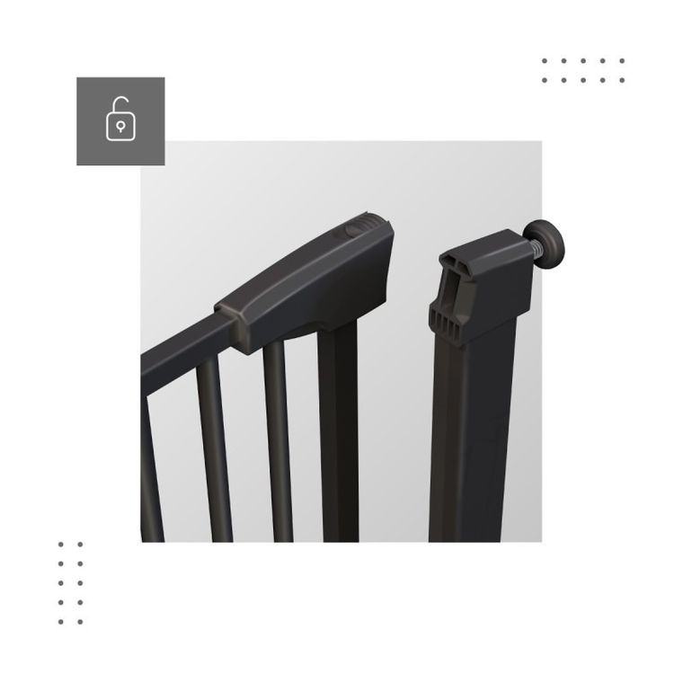 Tulano, Guardian 3.0, barierka zabezpieczająca, rozporowa, black