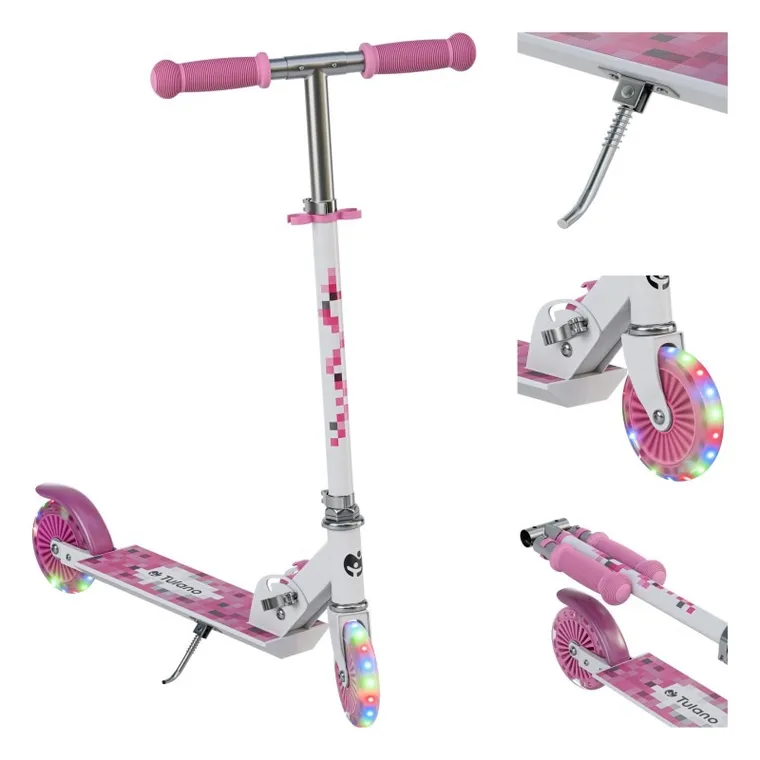 Tulano, Zigzag 35, hulajnoga, Pink