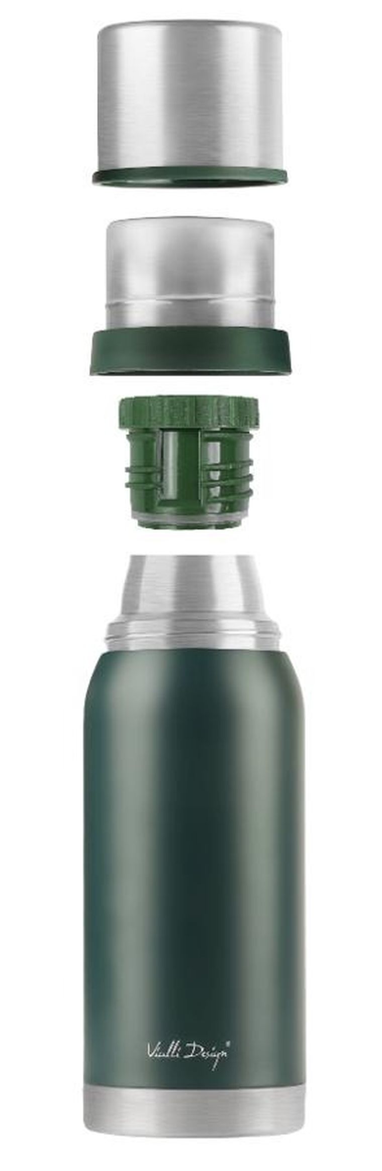 Vialli Design, Fuori, termos turystyczny, zielony, 1l