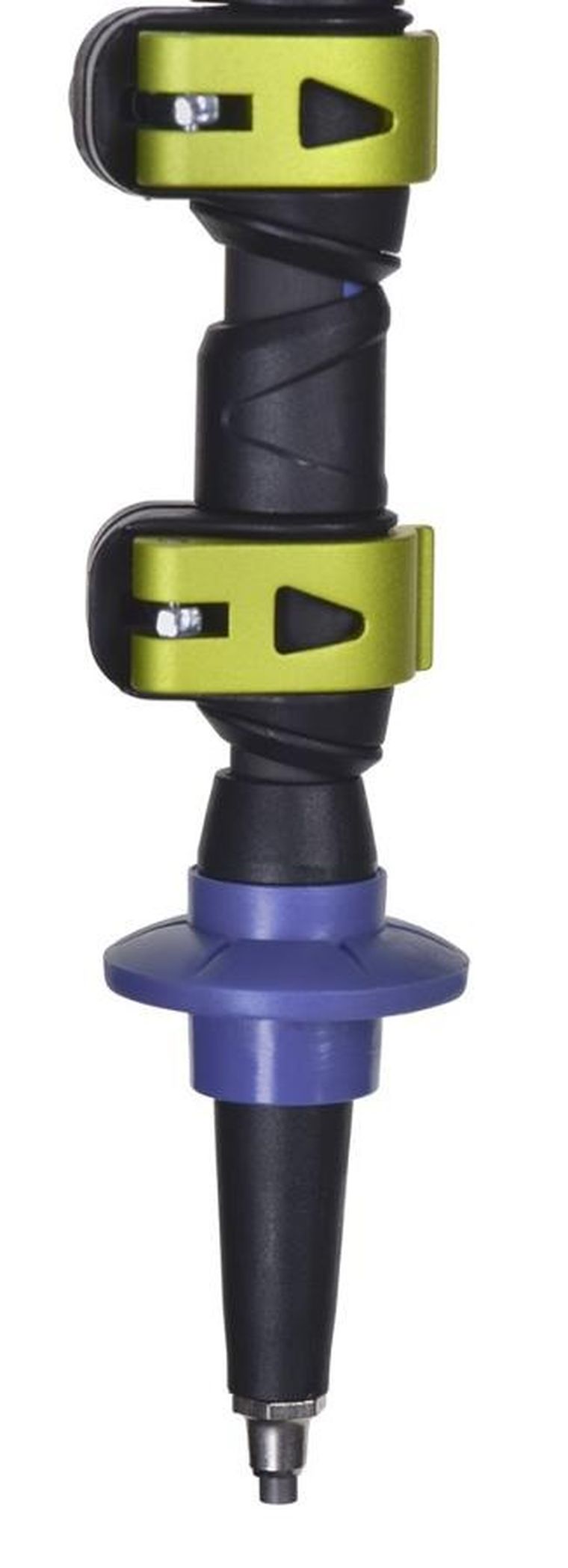 Viking, Carbo Lite, kije trekingowe, czarno-limonkowe