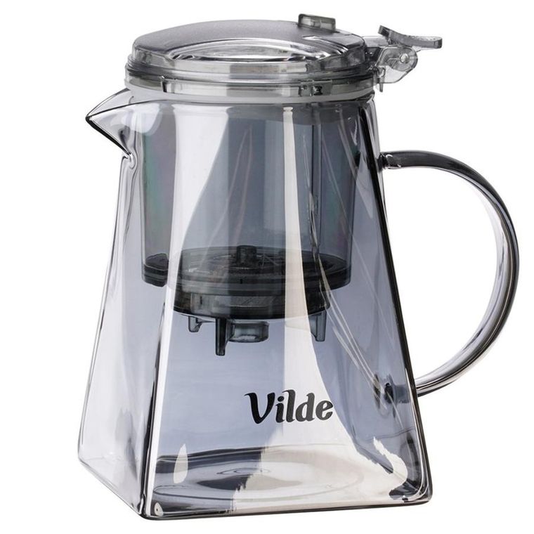 Vilde, dzbanek z zaparzaczem spustowym do herbaty, szklany, 730 ml
