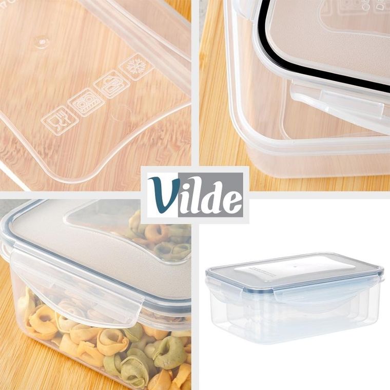Vilde, pojemniki na żywność z pokrywką i uszczelką, 4 szt.