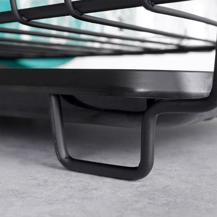 Vilde, suszarka na naczynia czarna, 40-33-17 cm