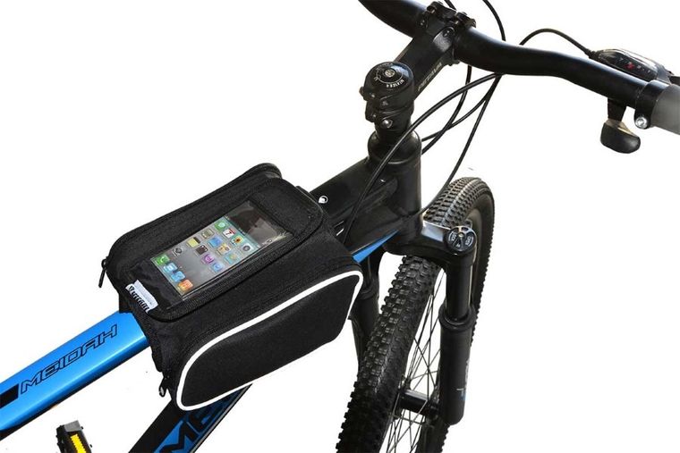 Vizari, torba rowerowa na ramę, z etui na telefon