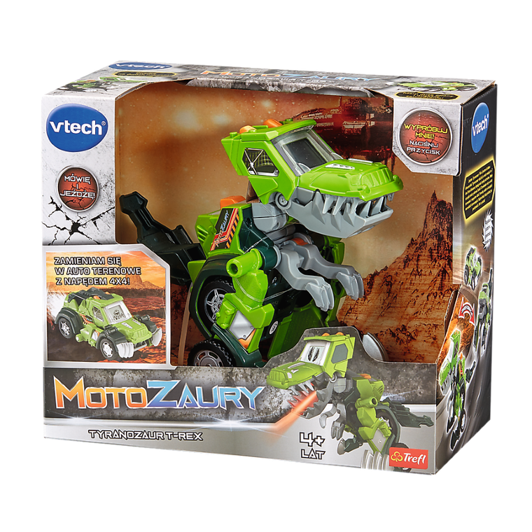 Vtech, Motozaury, Tyranozaur T-Rex, pojazd transformujący