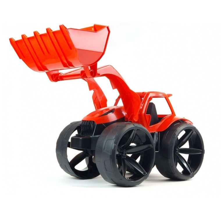 Wader, Maximus, spychacz, czerwony, 68 cm