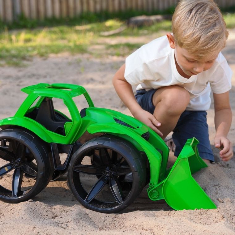 Wader, Maximus, spychacz, zielony, 68 cm