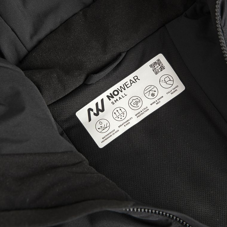 Wodoszczelna kurtka narciarska unisex z kapturem NOWEAR