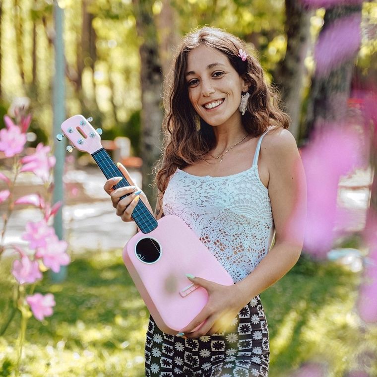 Xiaomi, Populele 2, Smart Ukulele, Bluetooth 4.0, różowe