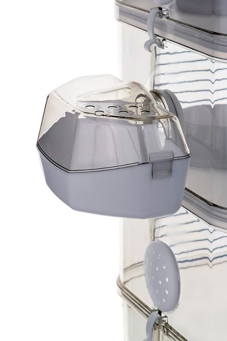 Zolux, Rody3 Trio, klatka, biała