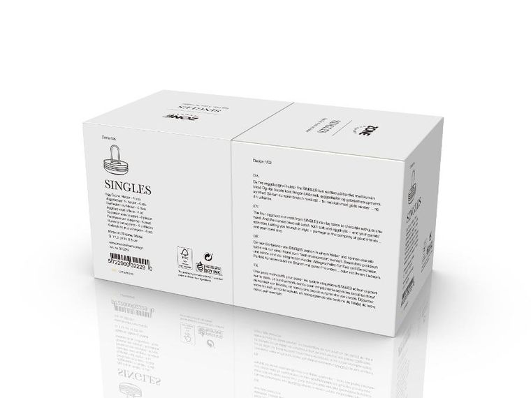 Zone Denmark, Singles, kieliszki do jajek, limestone, 4 szt.