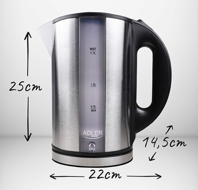 Adler, czajnik elektryczny, 1.7l, AD1216
