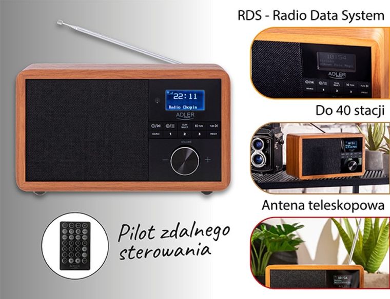 Adler, Dab+, radio, AD 1184