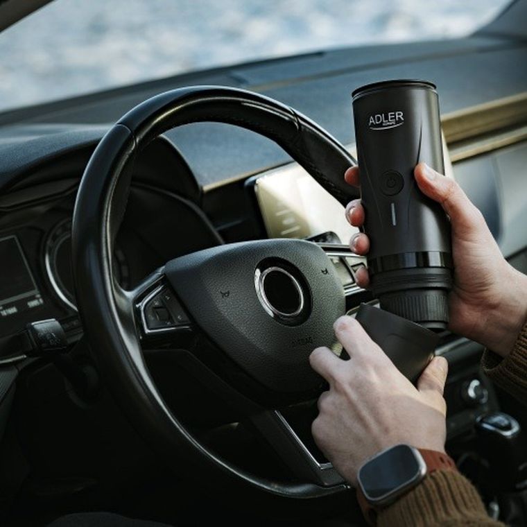Adler, ekspres przenośny do kawy, 7500 mAh, 20 BAR, USB