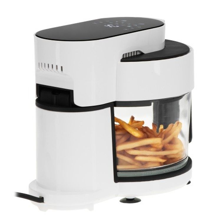 Adler, frytkownica beztłuszczowa ze szklaną misą, airfryer, 3l