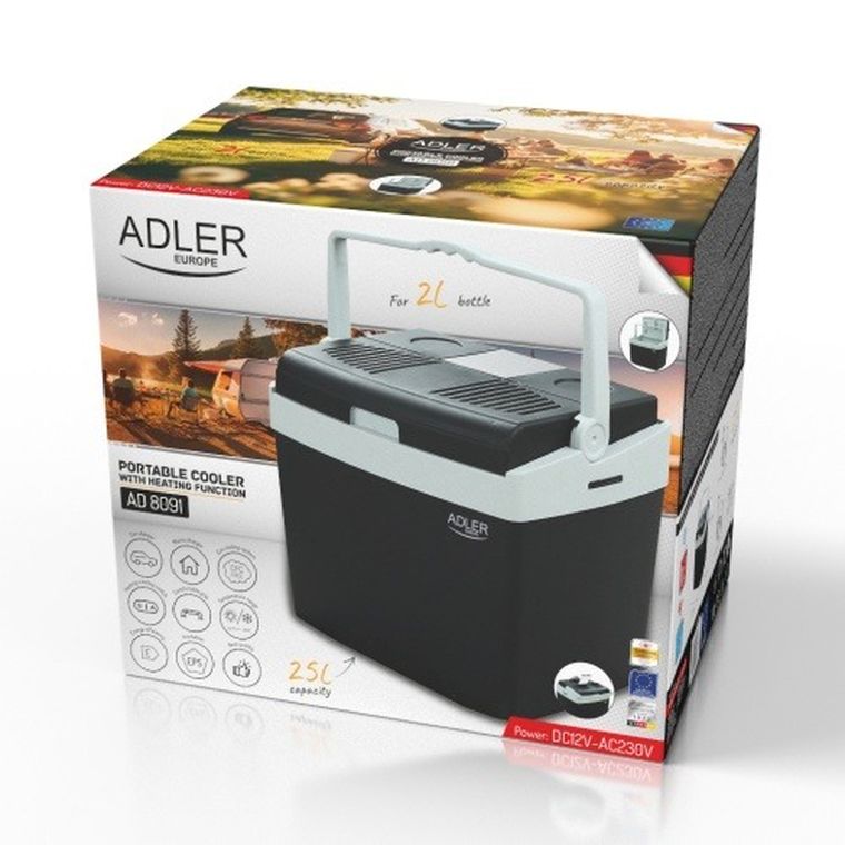 Adler, lodówka turystyczna, 25l