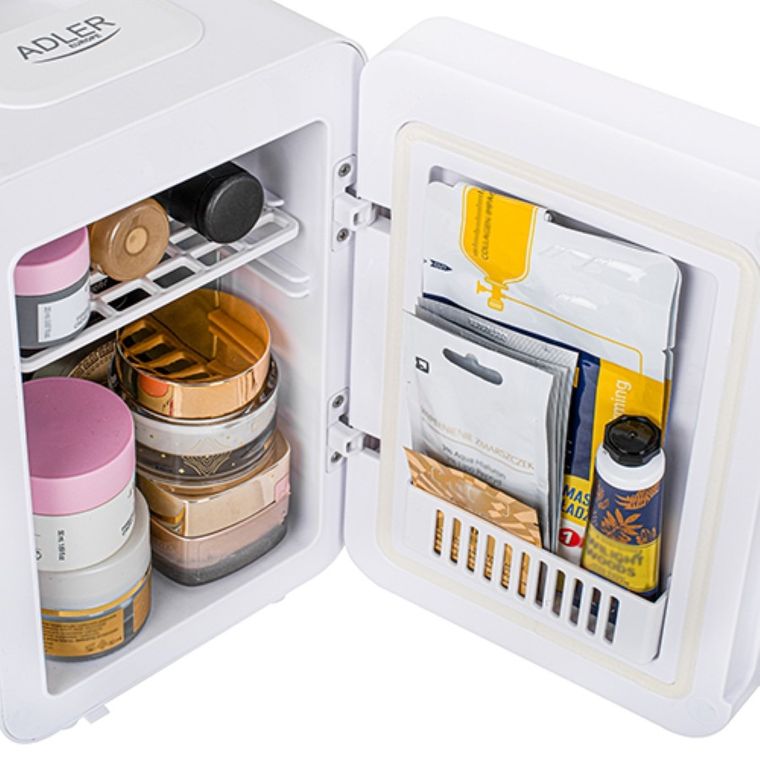 Adler, mini lodówka, z lustrem, 4l