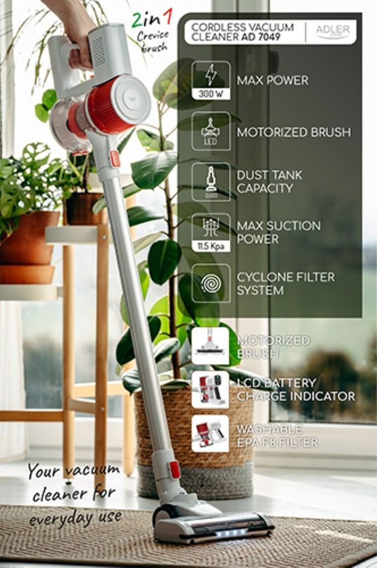 Adler, odkurzacz pionowy