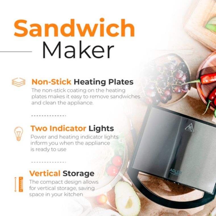 Adler, opiekacz do kanapek