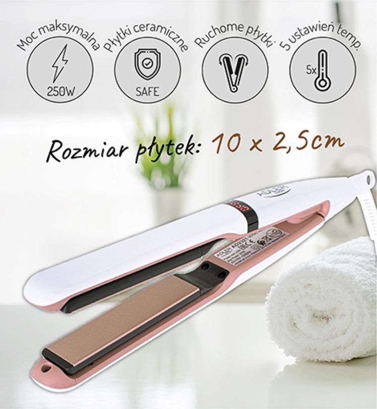 Adler, prostownica do włosów, AD2321