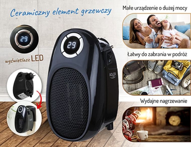 Adler, termowentylator, AD 7726