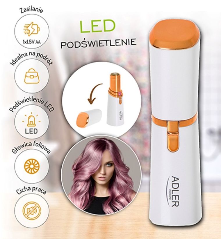 Adler, trymer damski, zestaw, AD 2939