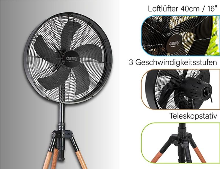 Adler, wentylator stojący, 40 cm, CR7329