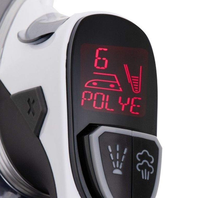 Adler, żelazko parowe z ekranem LCD