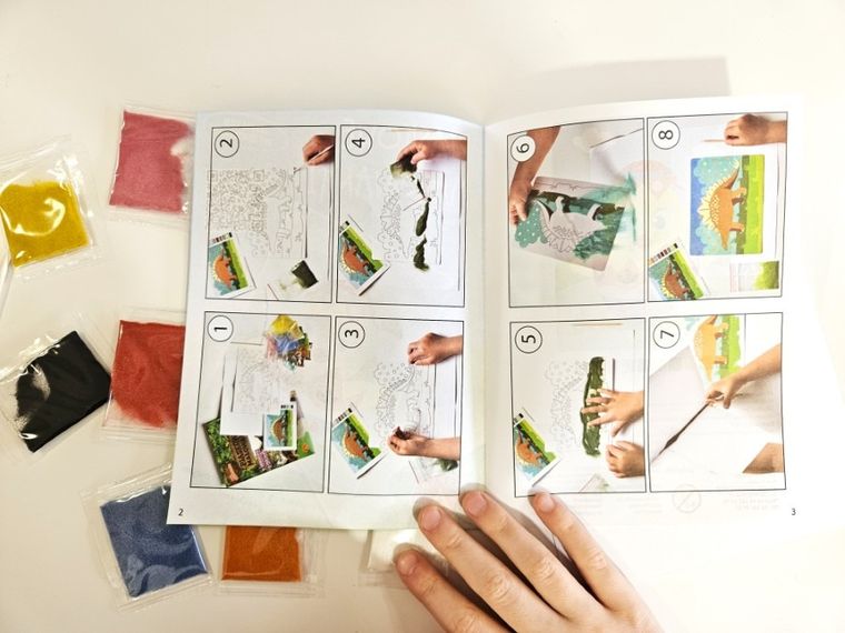 Alexander, Piaskowe malowanki, wielkanocny kurczaczek i zajączek, zestaw artystyczny