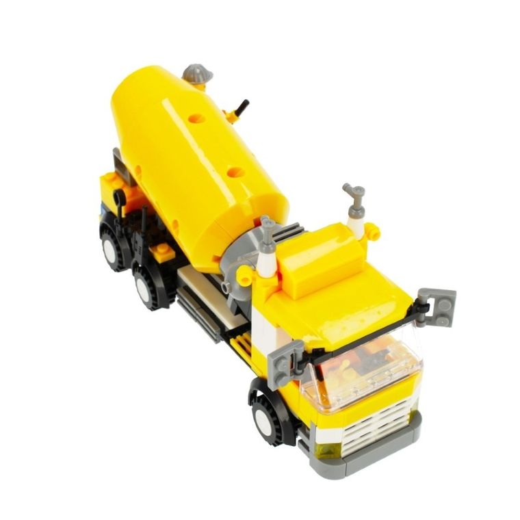 Alleblox, betoniarka, klocki konstrukcyjne, 216 elementów