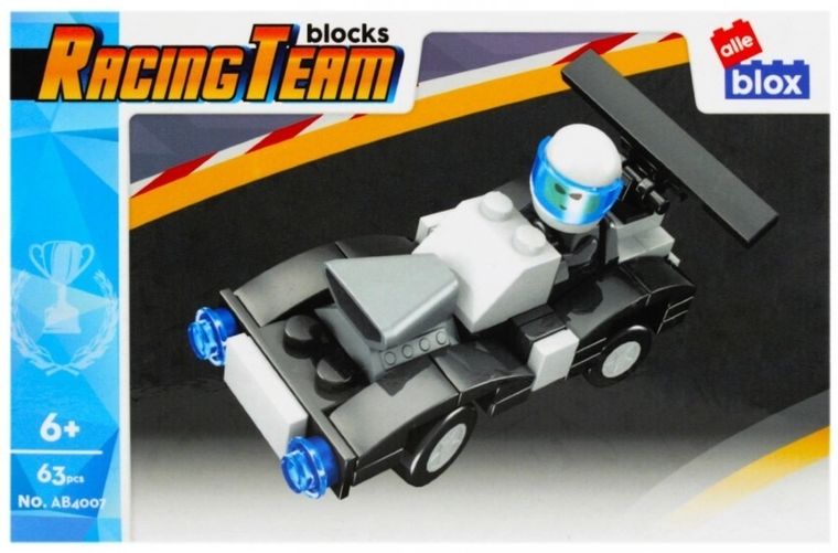 Alleblox, samochód wyścigowy, klocki konstrukcyjne