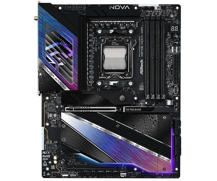 ASRock, płyta główna, X870E NOVA WIFI AM5 4DDR5 M.2 ATX