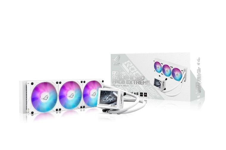 Asus, chłodzenie, ROG RYUJIN III 360 ARBG EXTREME WHT