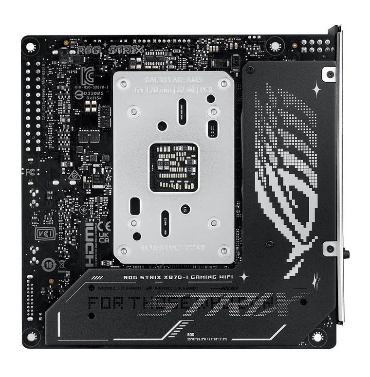 Asus, płyta główna, ROG STRIX X870-I GAMING WIFI AM5 2DDR5 HDMI/USBC