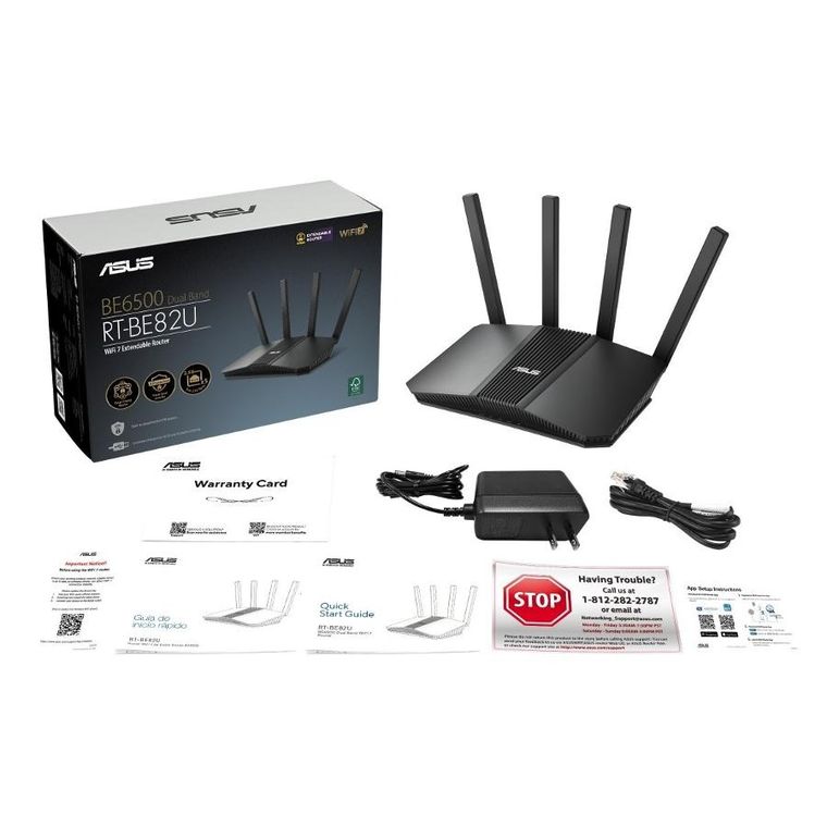 Asus, router, RT-BE82U DUAL-BAND WIFI 7 (802.11BE)