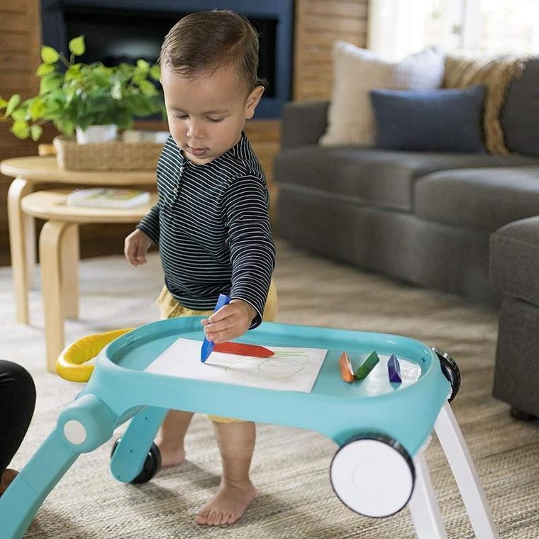 Baby Einstein, chodzik muzyczny, pchacz, stolik edukacyjny, 4w1