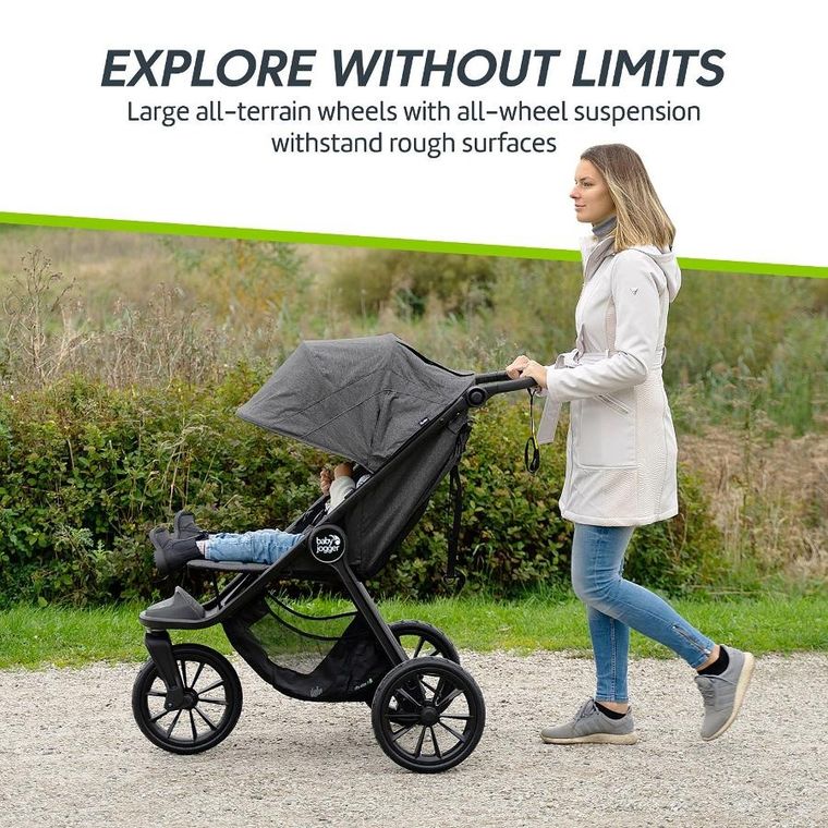 Baby Jogger, City Elite 2w1, wózek spacerowy z gondolą, terenowy, pike