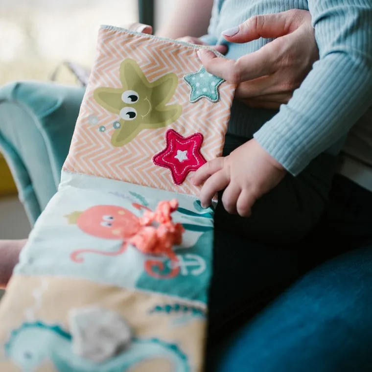 BabyOno, Sea World, dwustronna książeczka sensoryczna