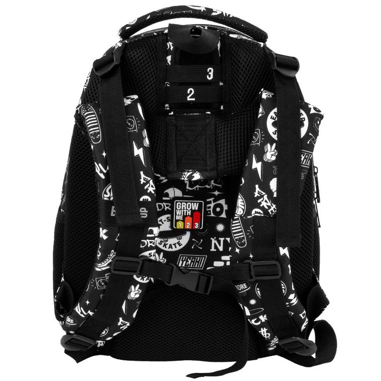 BackUp, plecak szkolny, 3-komorowy, Drift