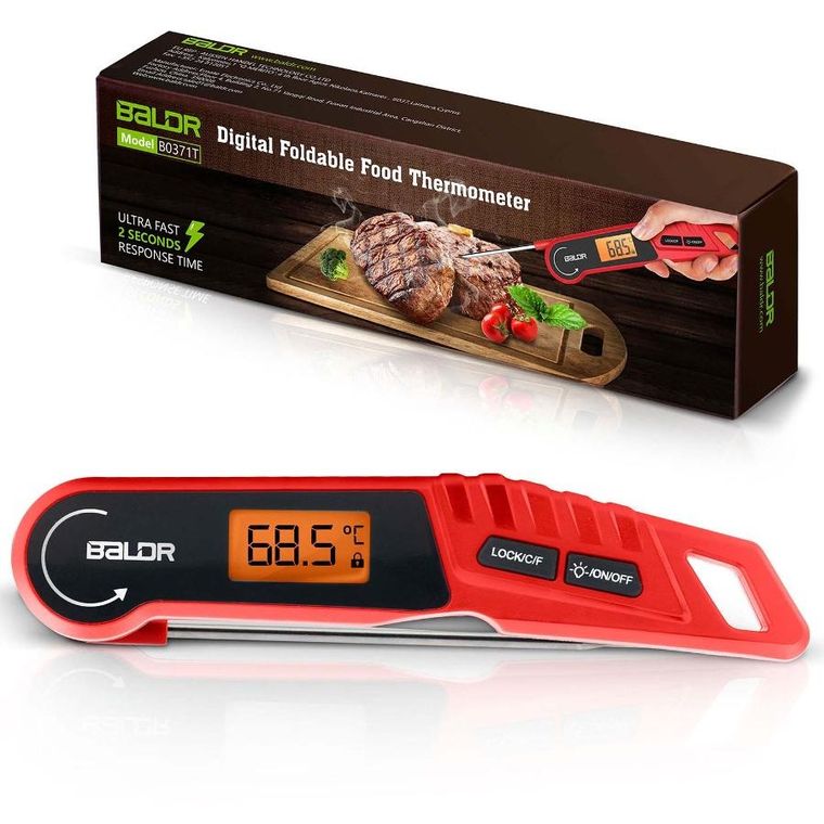 Baldr, termometr kuchenny, do mięsa, z sondą, szpilkowy, BD-130