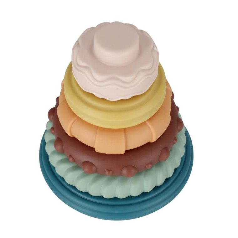 Bam Bam, piramidka sensoryczna, pastelowa