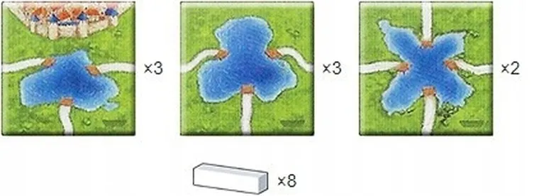 Bard, Carcassonne Big Box 6, gra strategiczna + 11 dodatków